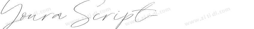 Youra Script字体转换